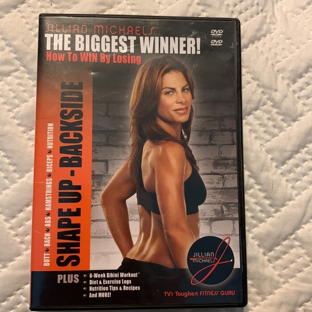 Jillian BACKSIDE DVD. JILLIAN MICHAELS  WORKOUT FITNESS EXERCISE-Shape-up behind